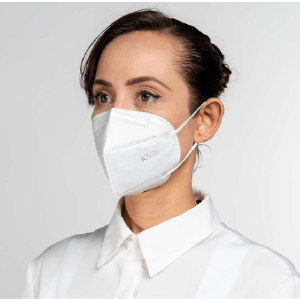 Mascarilla desechable blanca KN95